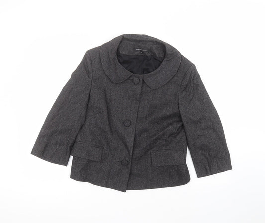Womens UK Size M GREAT PLAINS Black Jacket