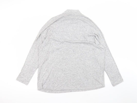 Womens UK Size L Select Grey Basic T-Shirt