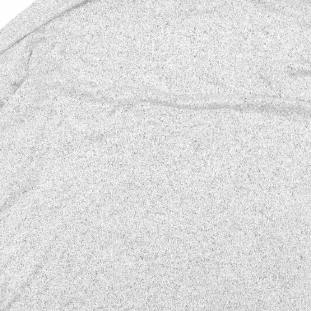 Womens UK Size L Select Grey Basic T-Shirt