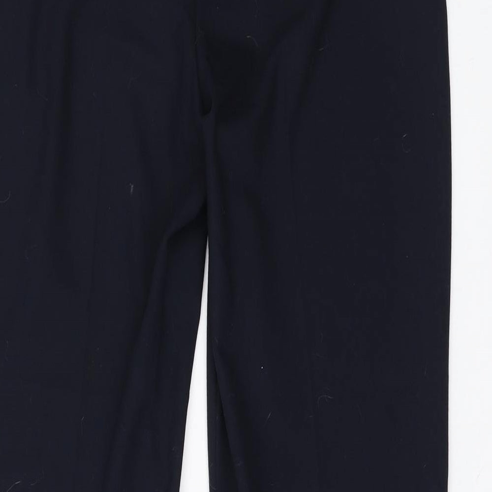 Womens UK Size 10 Marks and Spencer Regular Fit Blue Trousers