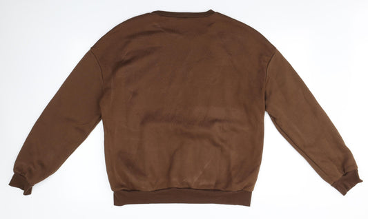 SheIn Womens Brown Round Neck  Polyester Pullover Jumper Size M   - Los Angeles