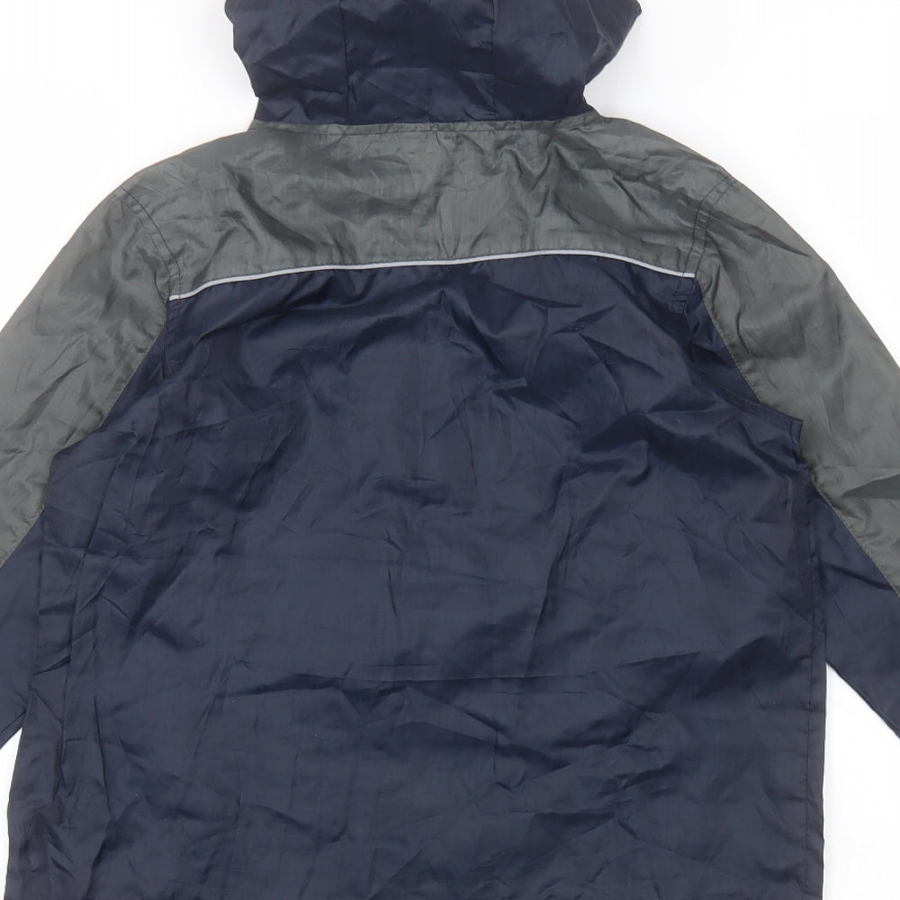back to school Boys Blue Rain Coat Coat Size S