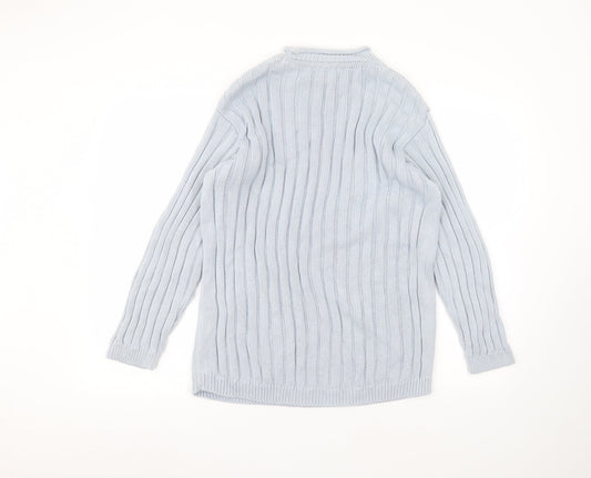 Womens UK Size 10 Olsen Blue Pullover Jumper