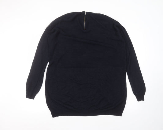 Womens UK Size M George Blue Pullover Jumper