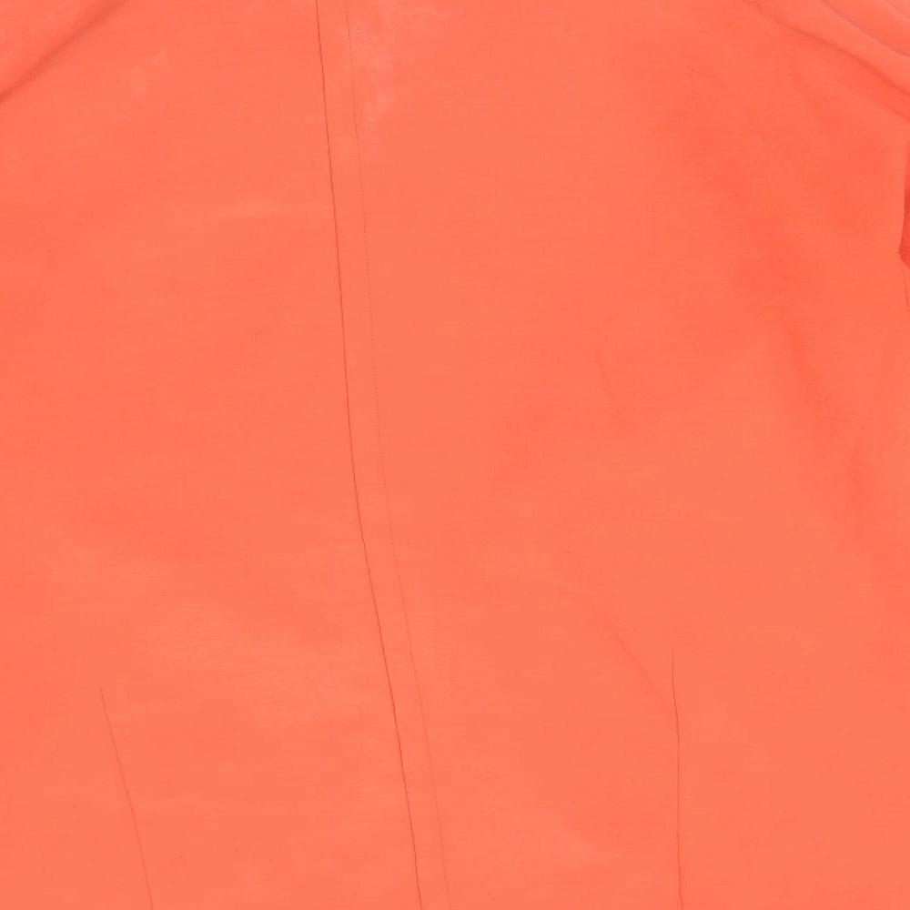 Atmosphere Womens Orange Polyester Jacket Suit Jacket Size 18
