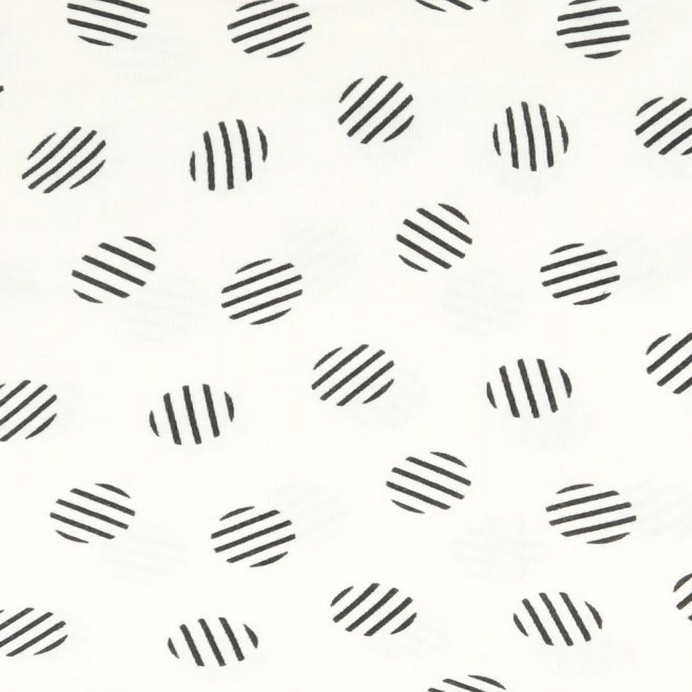 BONMARCHE Womens Multicoloured Polka Dot Acrylic Basic T-Shirt Size 18 Round Neck