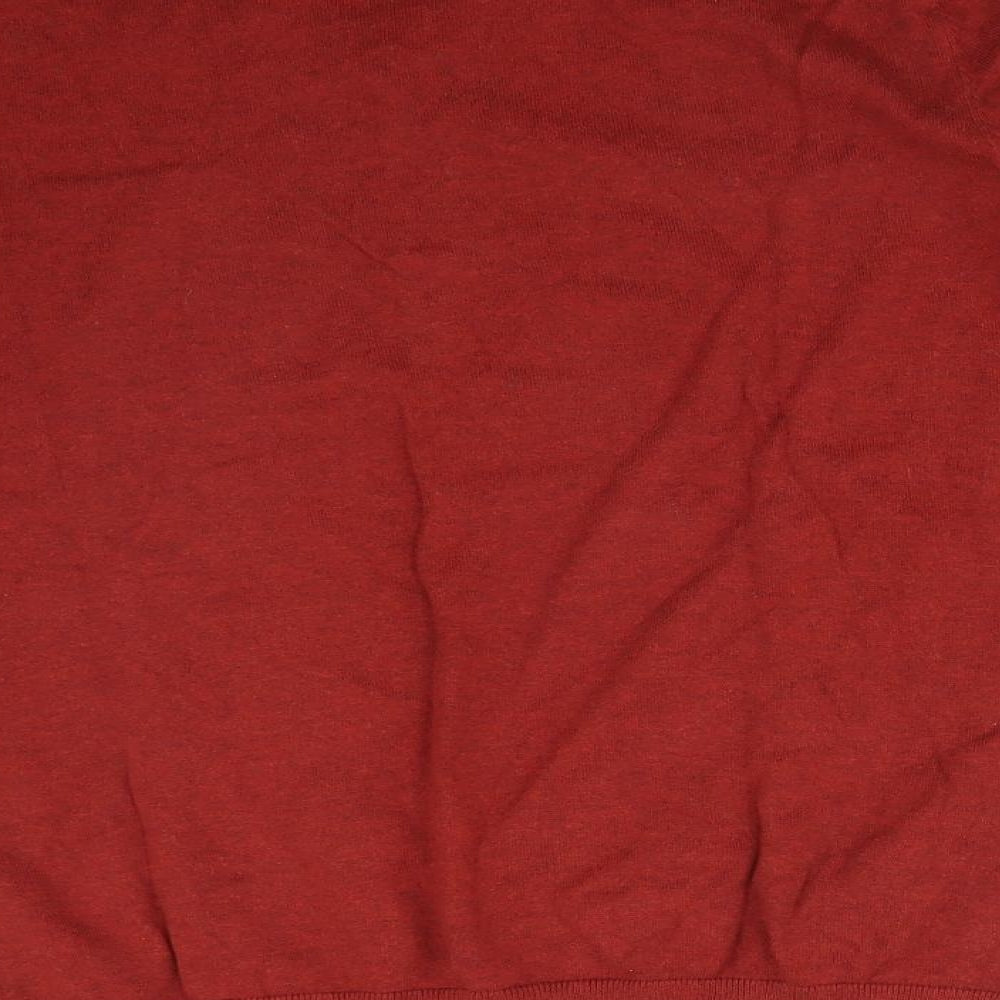 NEXT Mens Brown Cotton T-Shirt Size M V-Neck