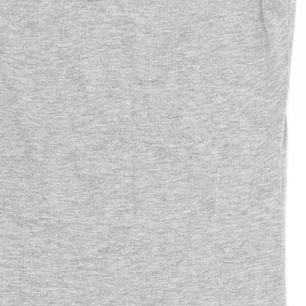 Boohoo Womens Grey Viscose Basic T-Shirt Size 12 Round Neck - 8