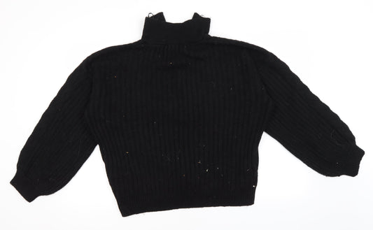 Womens UK Size M New Look Black Pullover Jumper