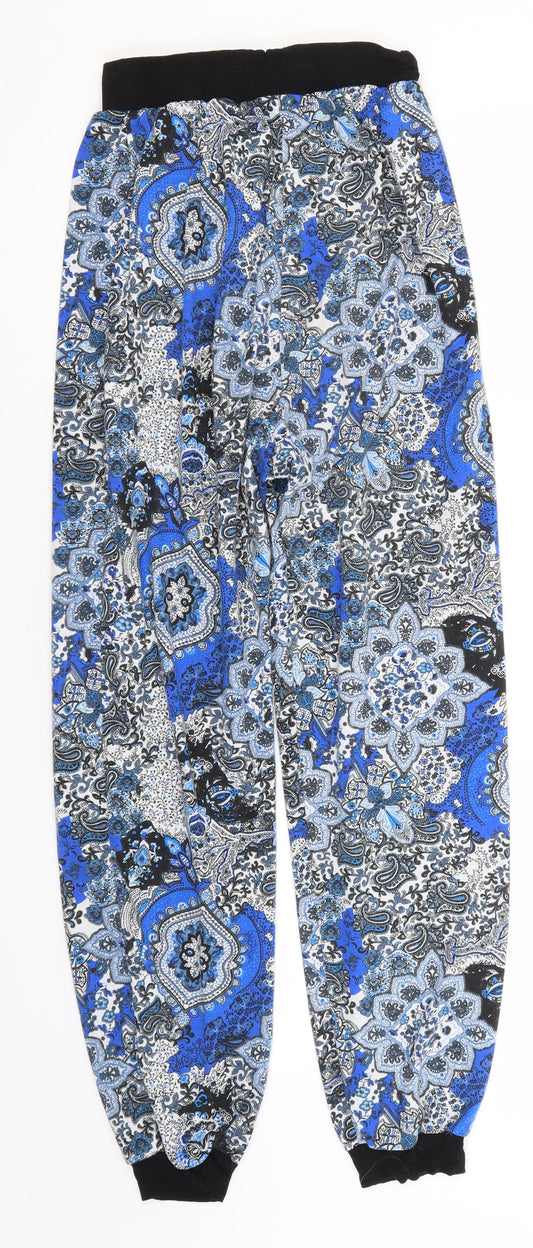 Womens UK Size 6 Atmosphere Regular Fit Sweatpants Blue Trousers