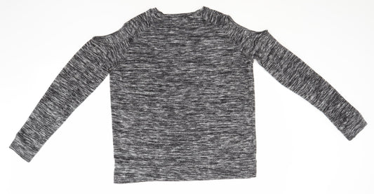 Womens UK Size 14 Papaya Grey Pullover Jumper