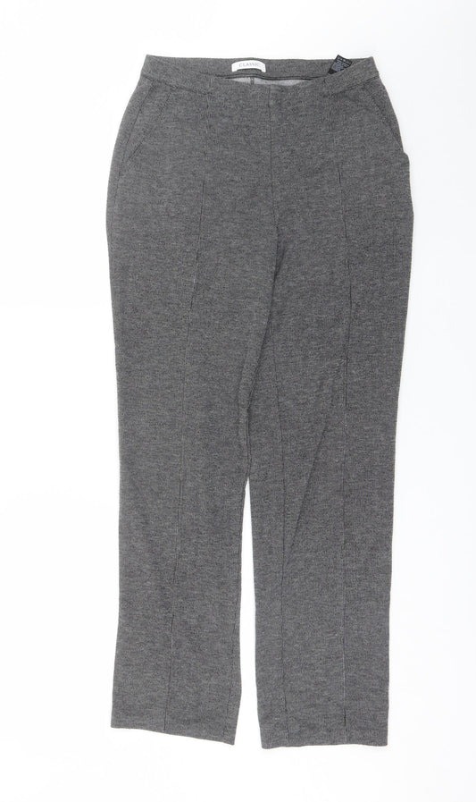 Womens UK Size 10 Marks and Spencer Regular Fit Grey Trousers