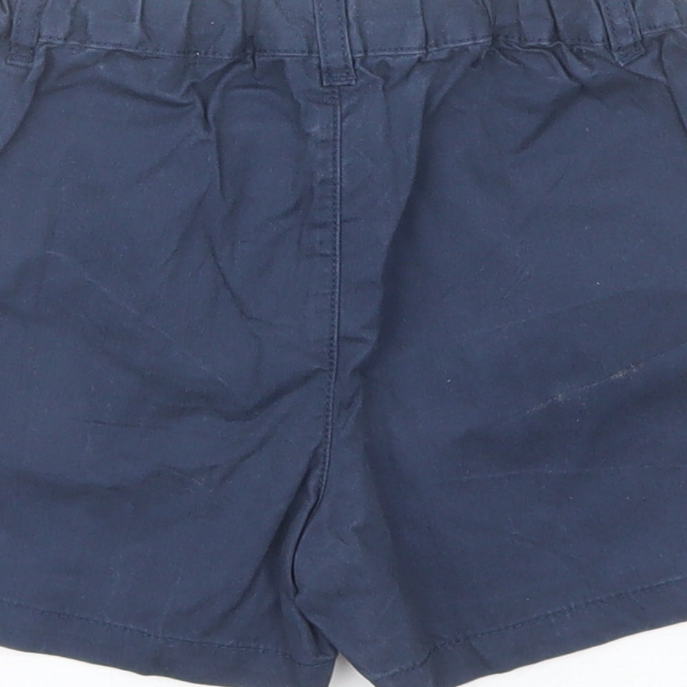 Primark Baby Blue Cotton Cropped Trousers Size 18-24 Months