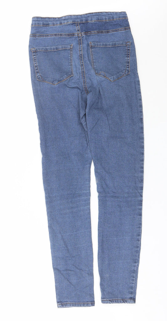 Denim Co Womens Blue Cotton Skinny Jeans Size 10 L27 in Regular