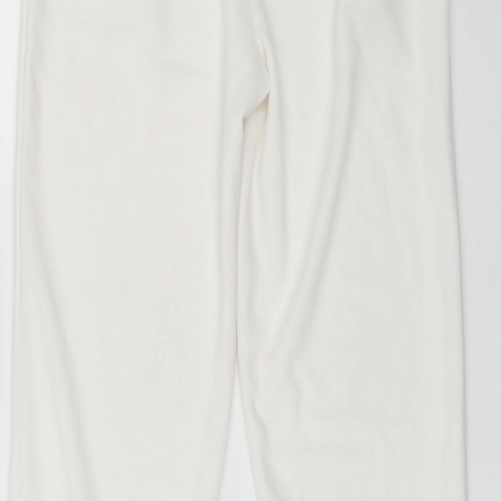Womens UK Size M Cherry Koko Regular Fit Bloomer White Trousers