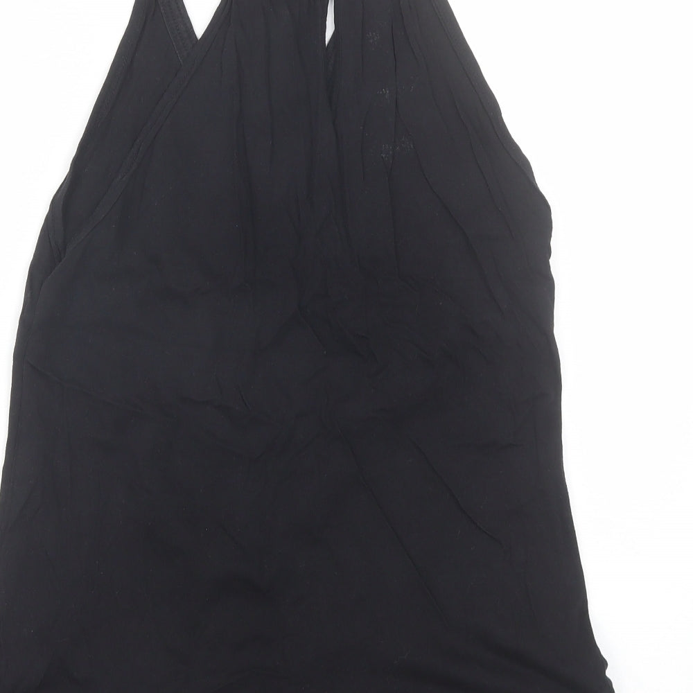 Womens UK Size 10 Pilot Black Basic Tank