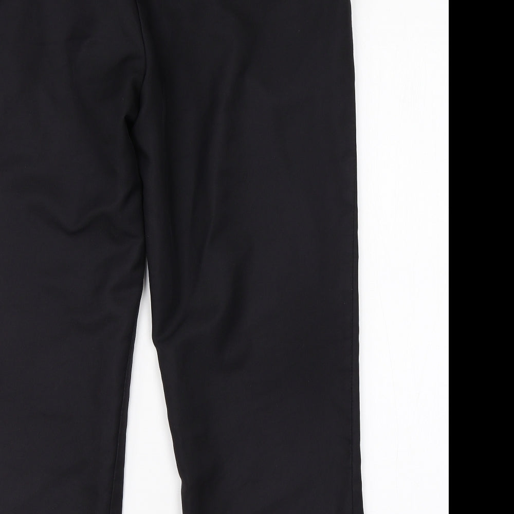 Mens UK Size 36 Cedar Wood State Regular Fit Dress Pants Black Trousers