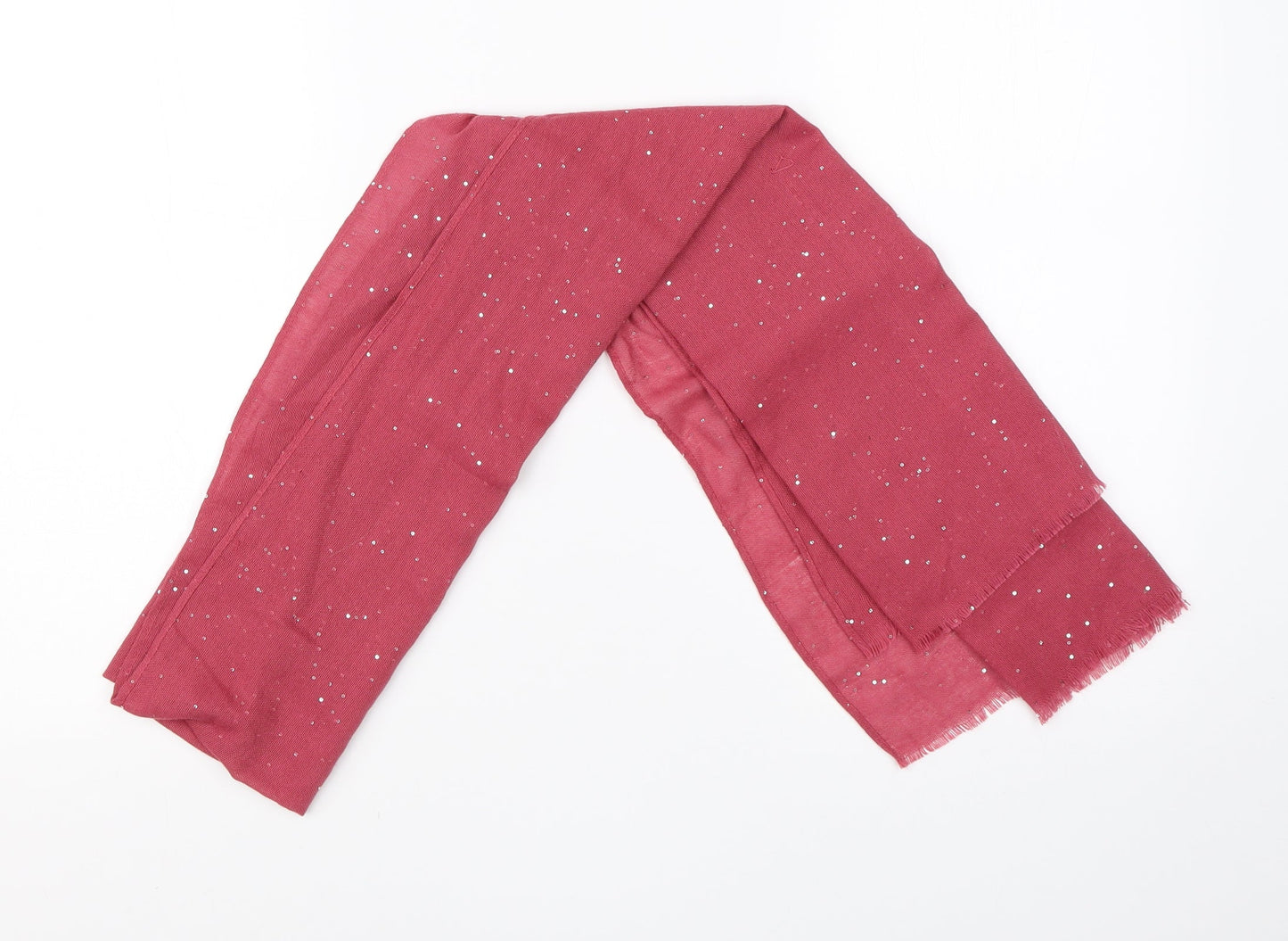 F&F Womens Pink Polyester Scarf