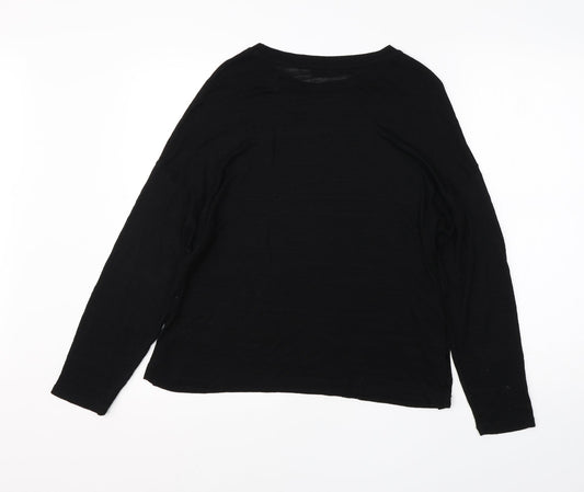 Womens UK Size S Stradivarius Black Pullover Jumper