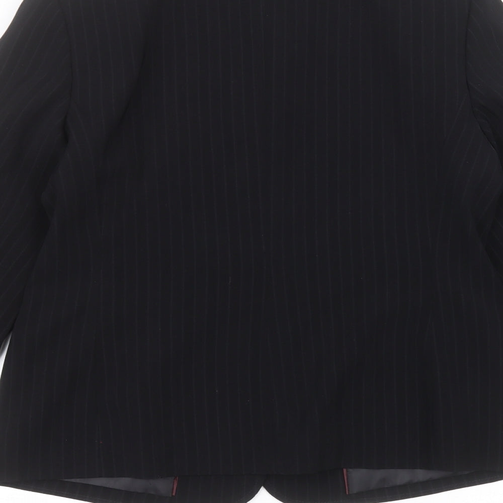 Brand and care label for Matalan women’s black jacket, size UK 12