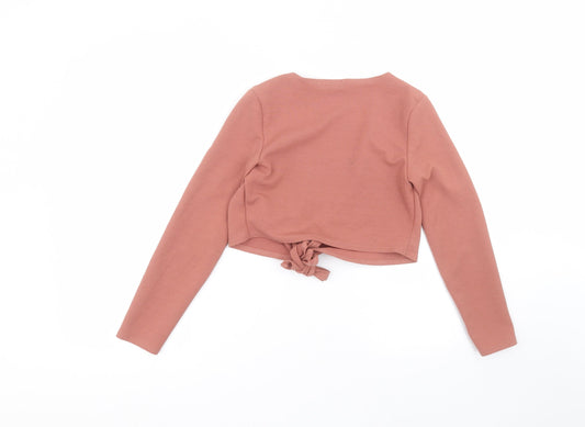 Womens UK Size 8 Missguided Pink Basic Blouse