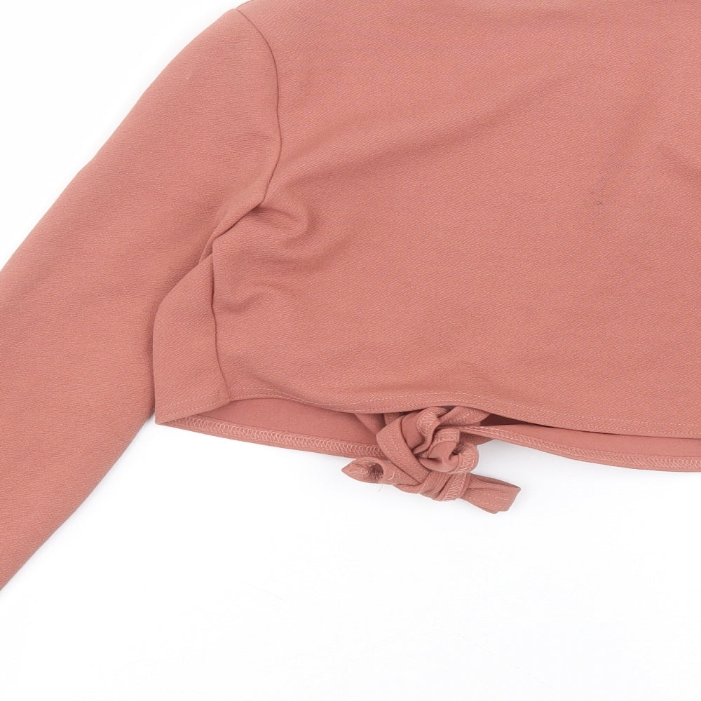 Womens UK Size 8 Missguided Pink Basic Blouse