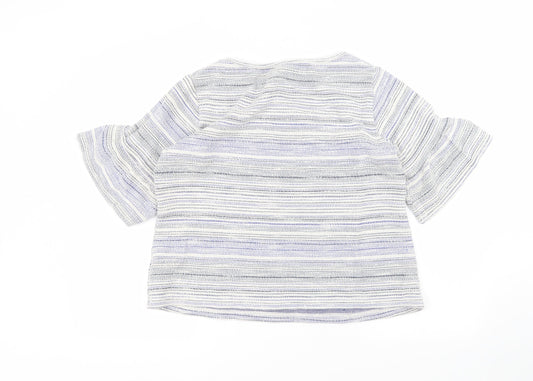 Simply Be Womens White Round Neck Cotton Pullover Jumper Size 16