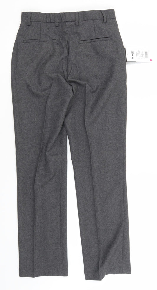 Womens UK Size 28 in Signature Regular Fit Grey Trousers