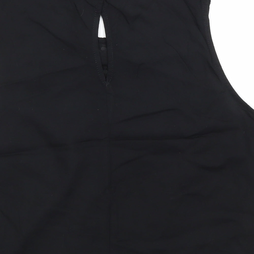 Womens UK Size 12 Divided Black Basic Tank