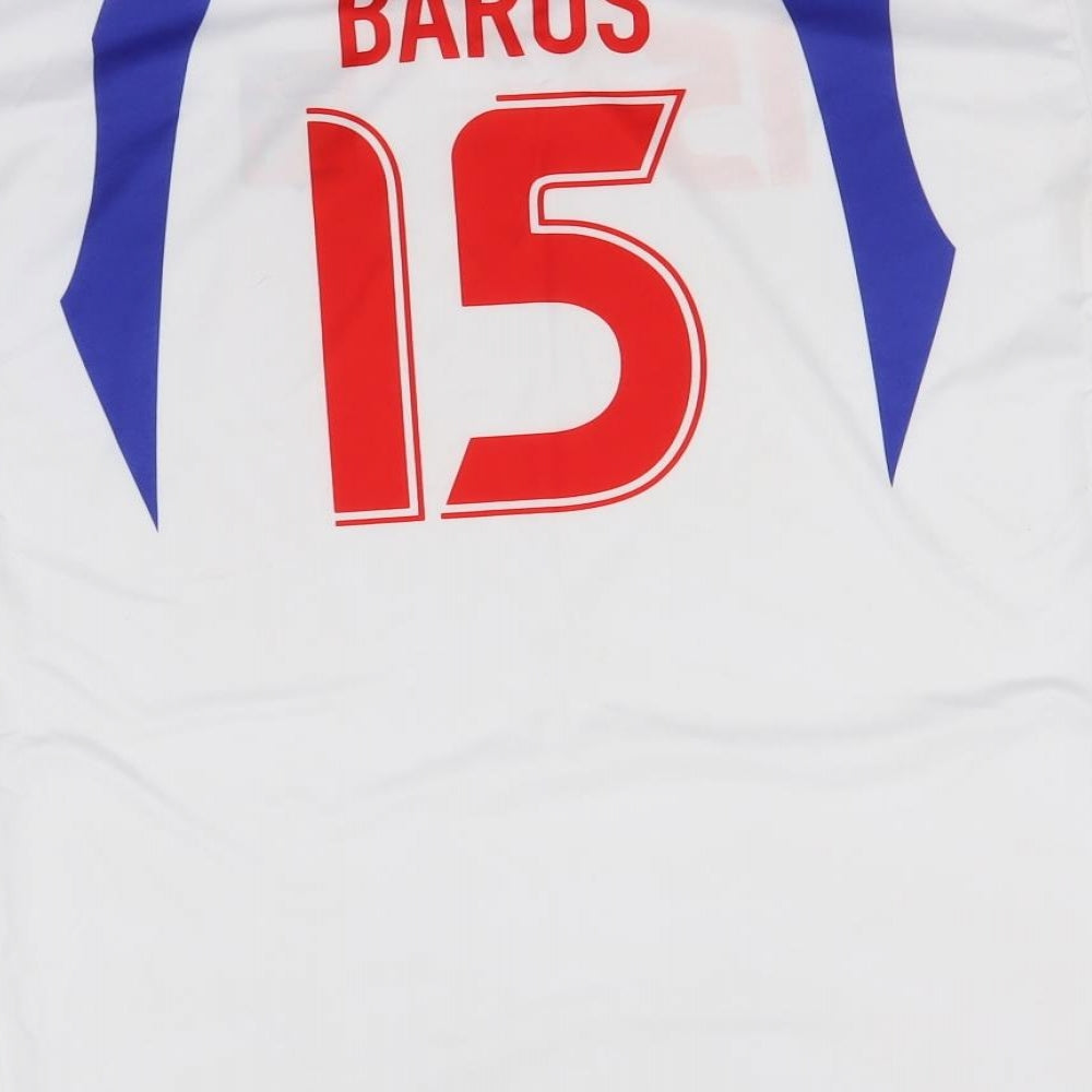 Preworn Mens White T-Shirt Collared