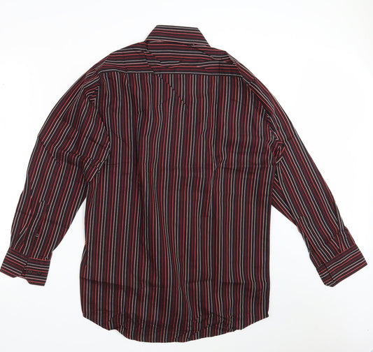 Mens UK Size 15 Ben Sherman Multicoloured Button-Up Long Sleeve Casual Shirt