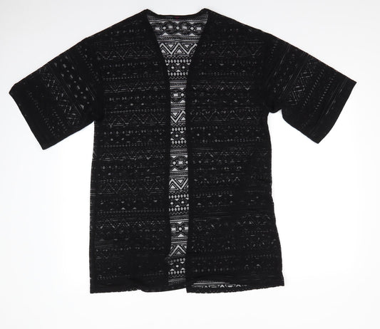 Womens UK Size 6 Preworn Black Basic Blouse