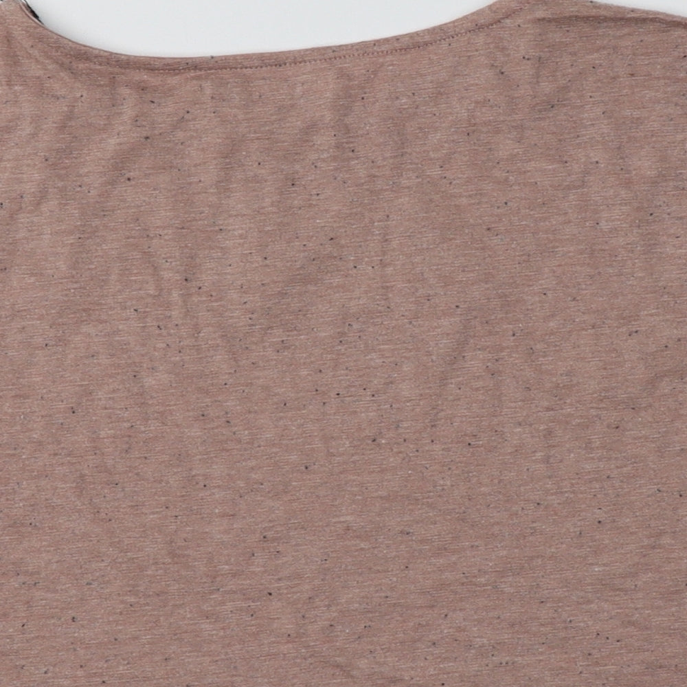 Womens UK Size 6 Glamorous Beige Basic Blouse