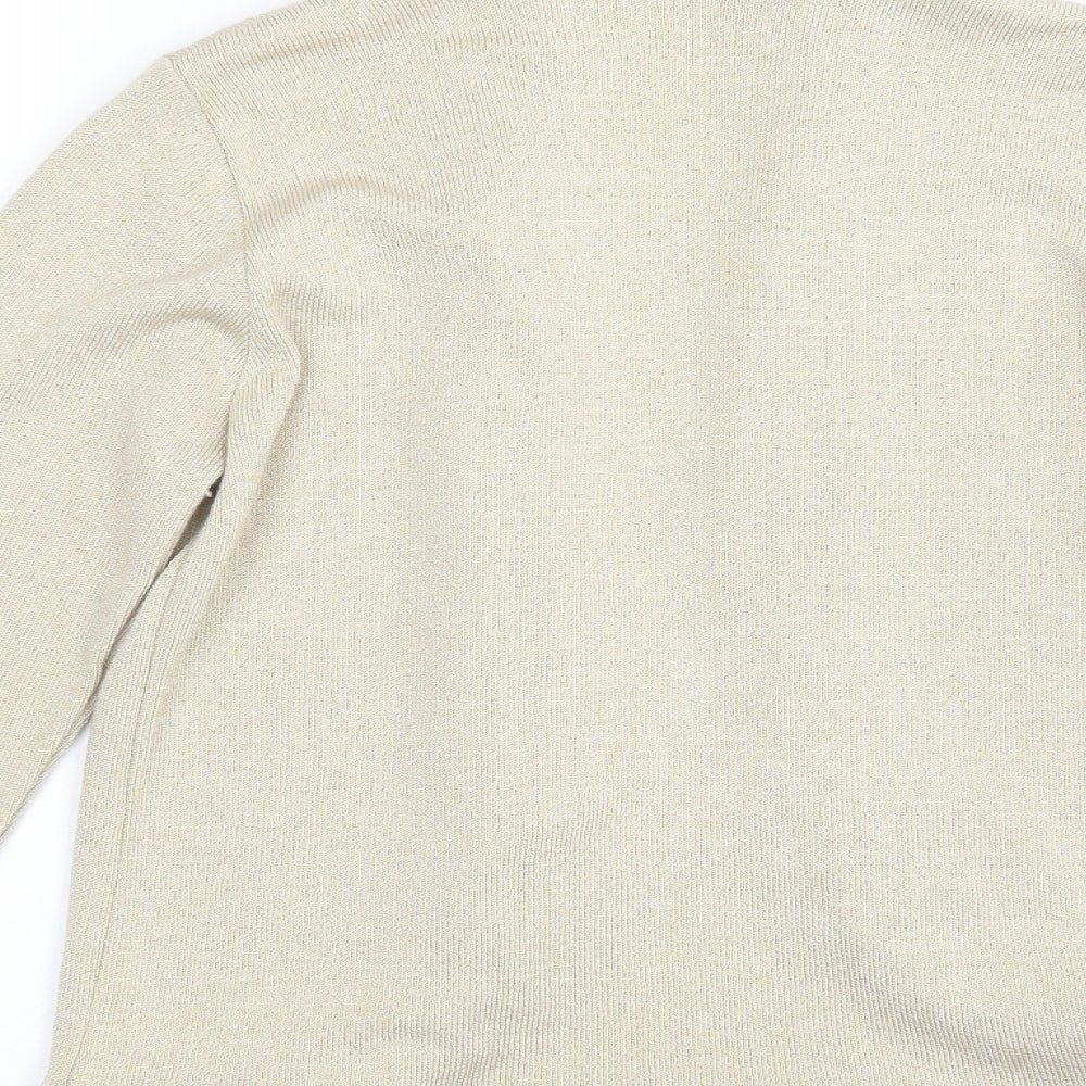 Womens UK Size S Just Elegance Beige Cardigan Jumper