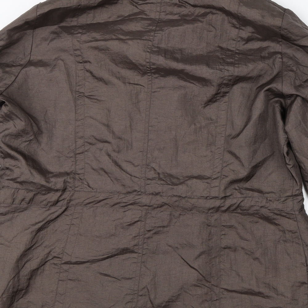 Womens UK Size 16 BM Brown Overcoat