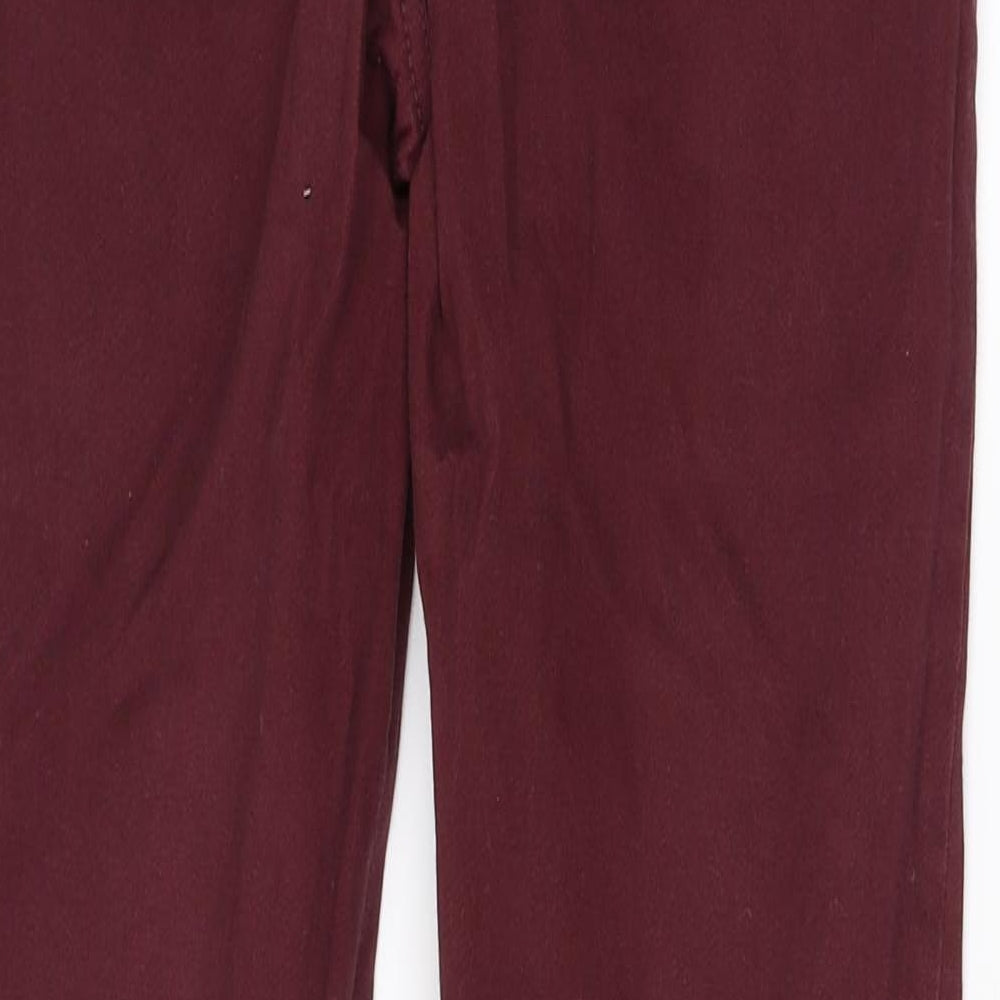 Noisy may Womens Red Cotton Skinny Jeans Size M L28 in Regular