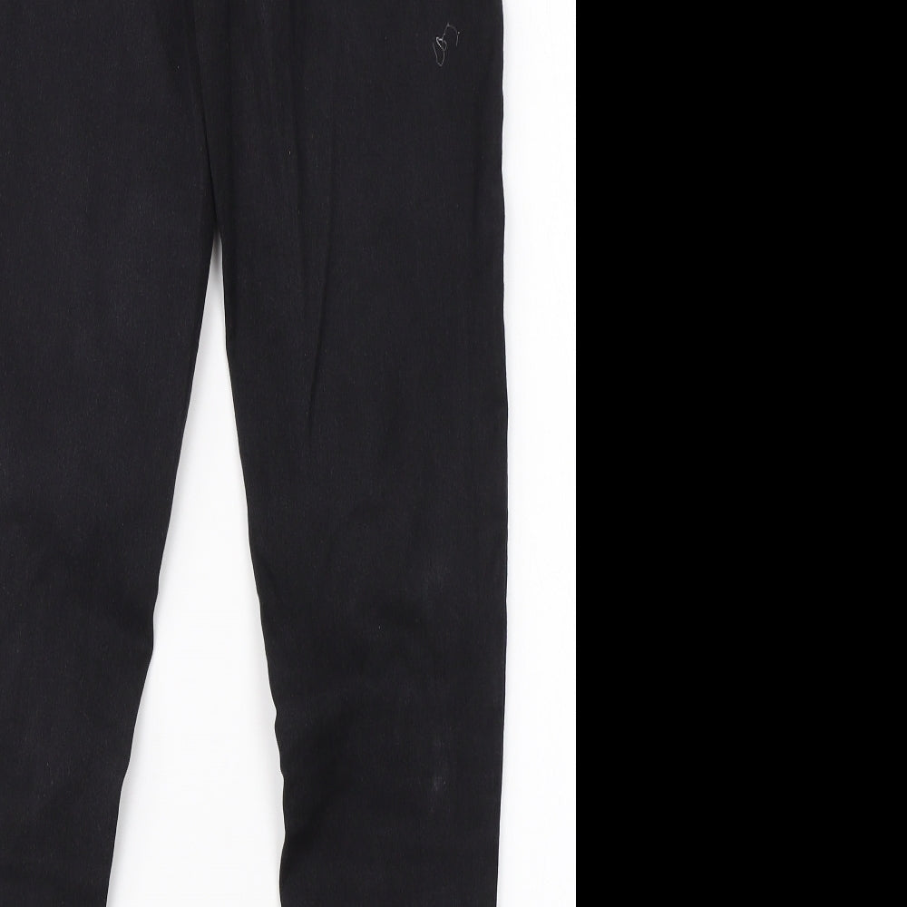 F&F Womens Black Cotton Skinny Jeans Size 10 L28 in Regular