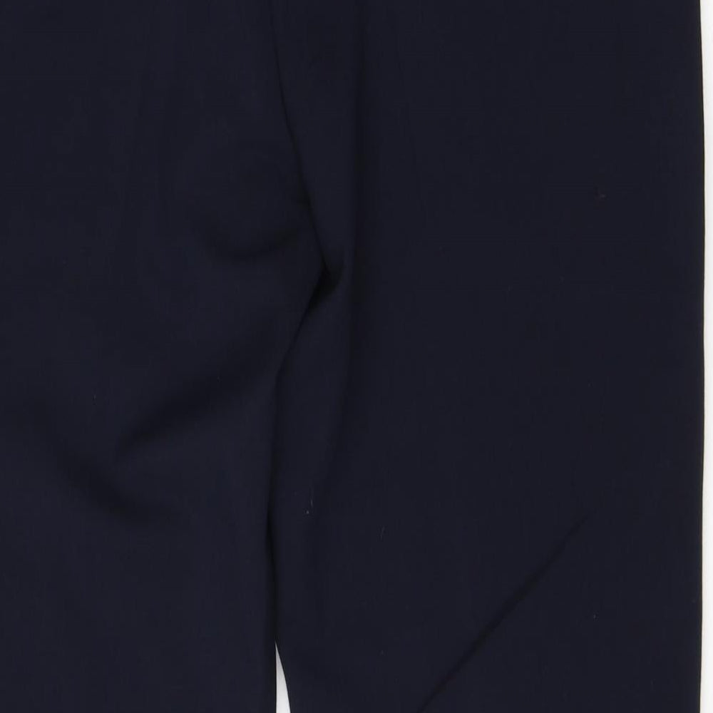 Womens UK Size 14 Debenhams Regular Fit Dress Pants Black Trousers