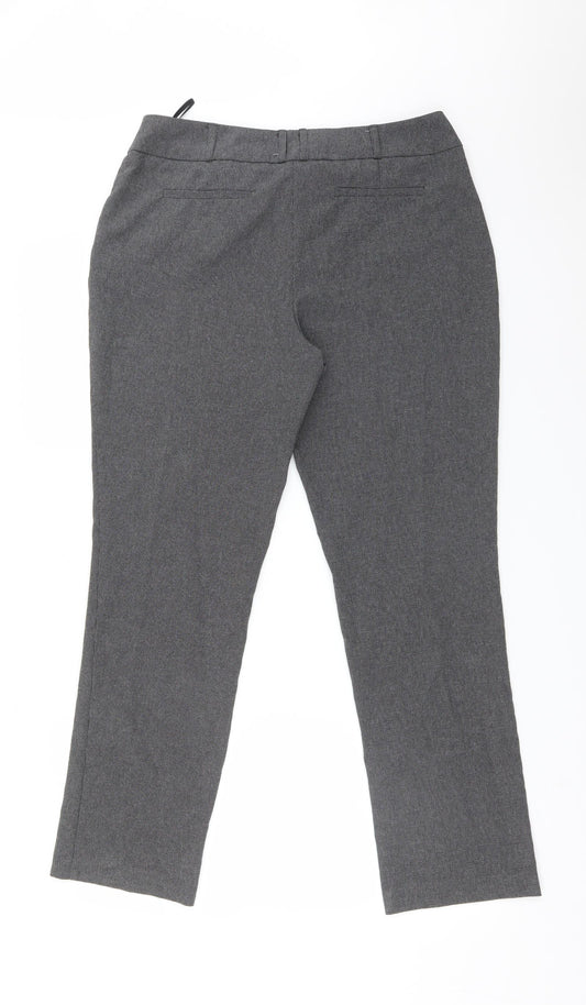 Womens UK Size 14 South Regular Fit Grey Trousers