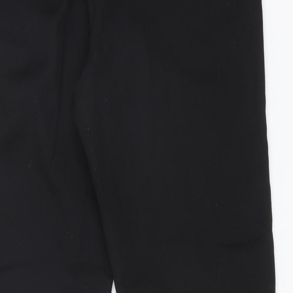 TU Womens Black Polyester Dress Pants Trousers Size 12 L26 in Regular