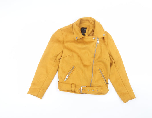 Womens UK Size 8 New Look Orange Jacket