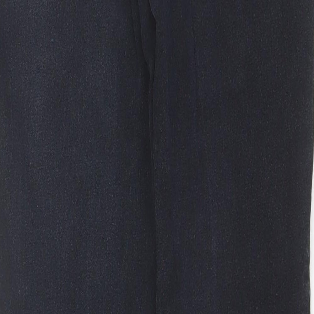 Brand and care label for Denim Co women’s black cotton jegging jeans, size UK 8, 26-inch leg regular