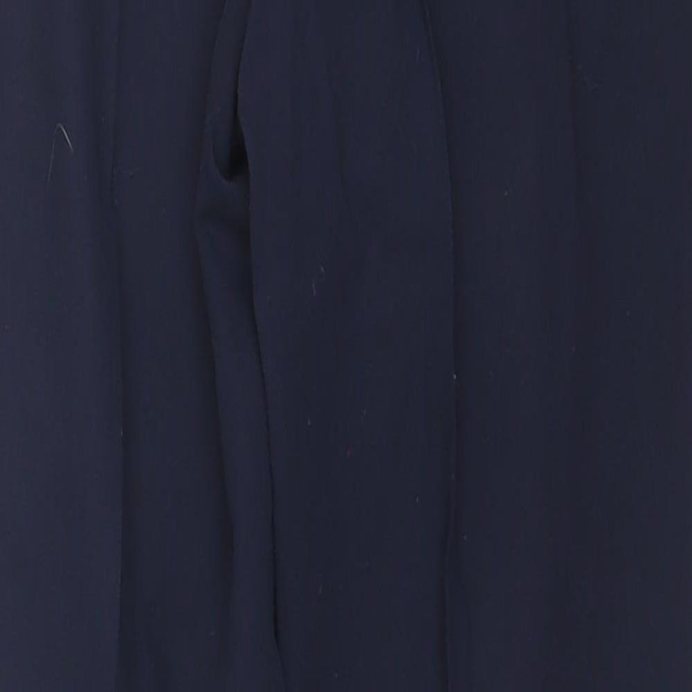 Womens UK Size 8 Dorothy Perkins Regular Fit Dress Pants Blue Trousers