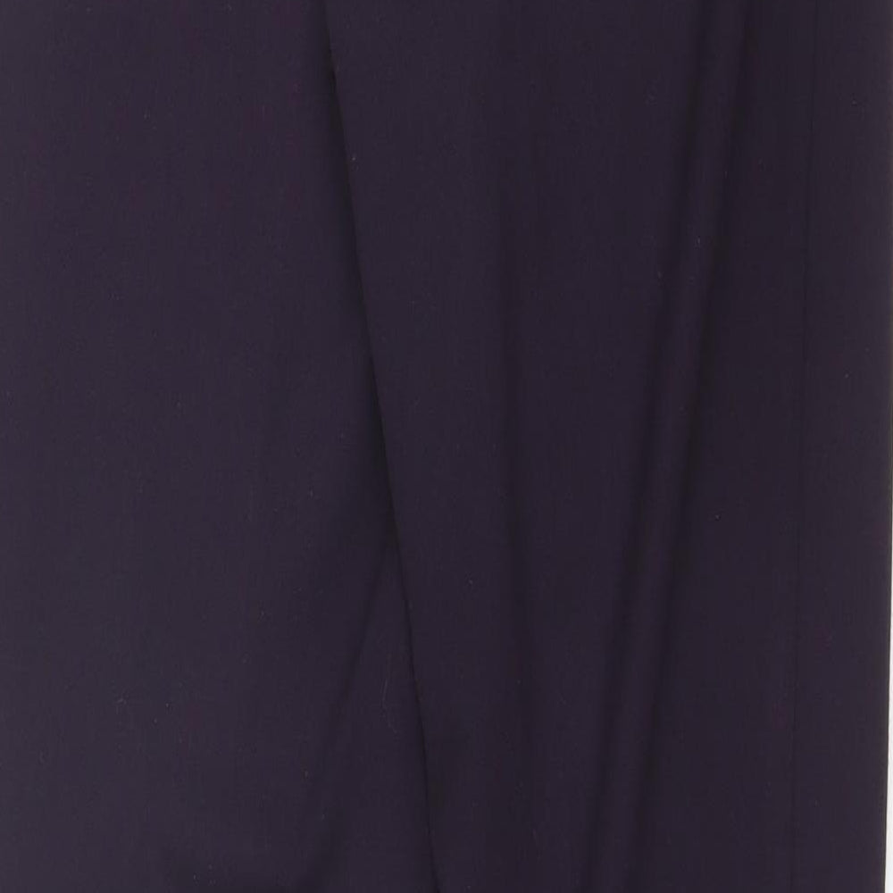 Monsoon Womens Purple Polyester Dress Pants Trousers Size 12 L27 in Regular
