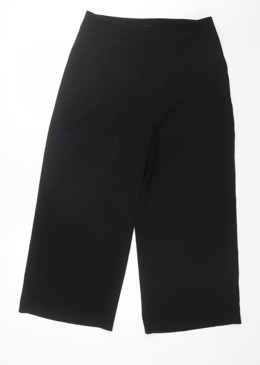 Womens UK Size 14 Marks and Spencer Regular Fit Dress Pants Black Trousers