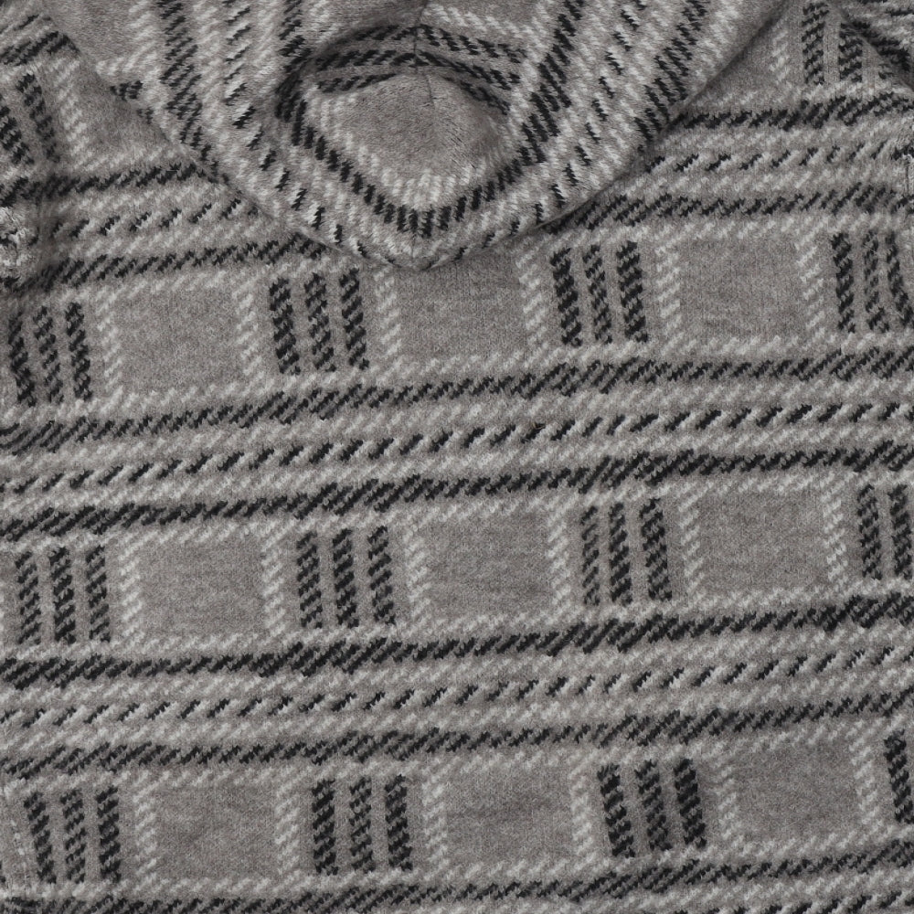 Primark Womens Grey Geometric Jacket Coatigan Size XS