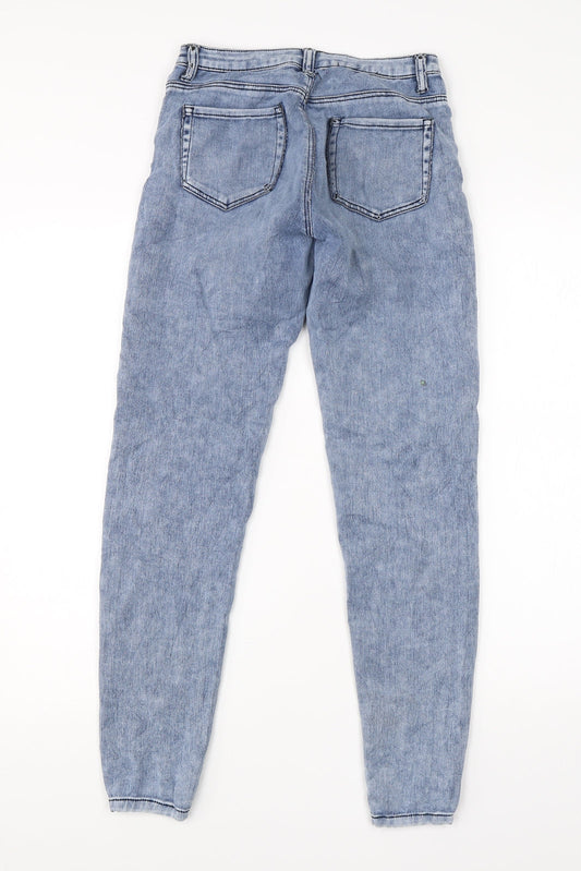 Denim Co Womens Blue Cotton Jegging Jeans Size 6 L26 in Regular