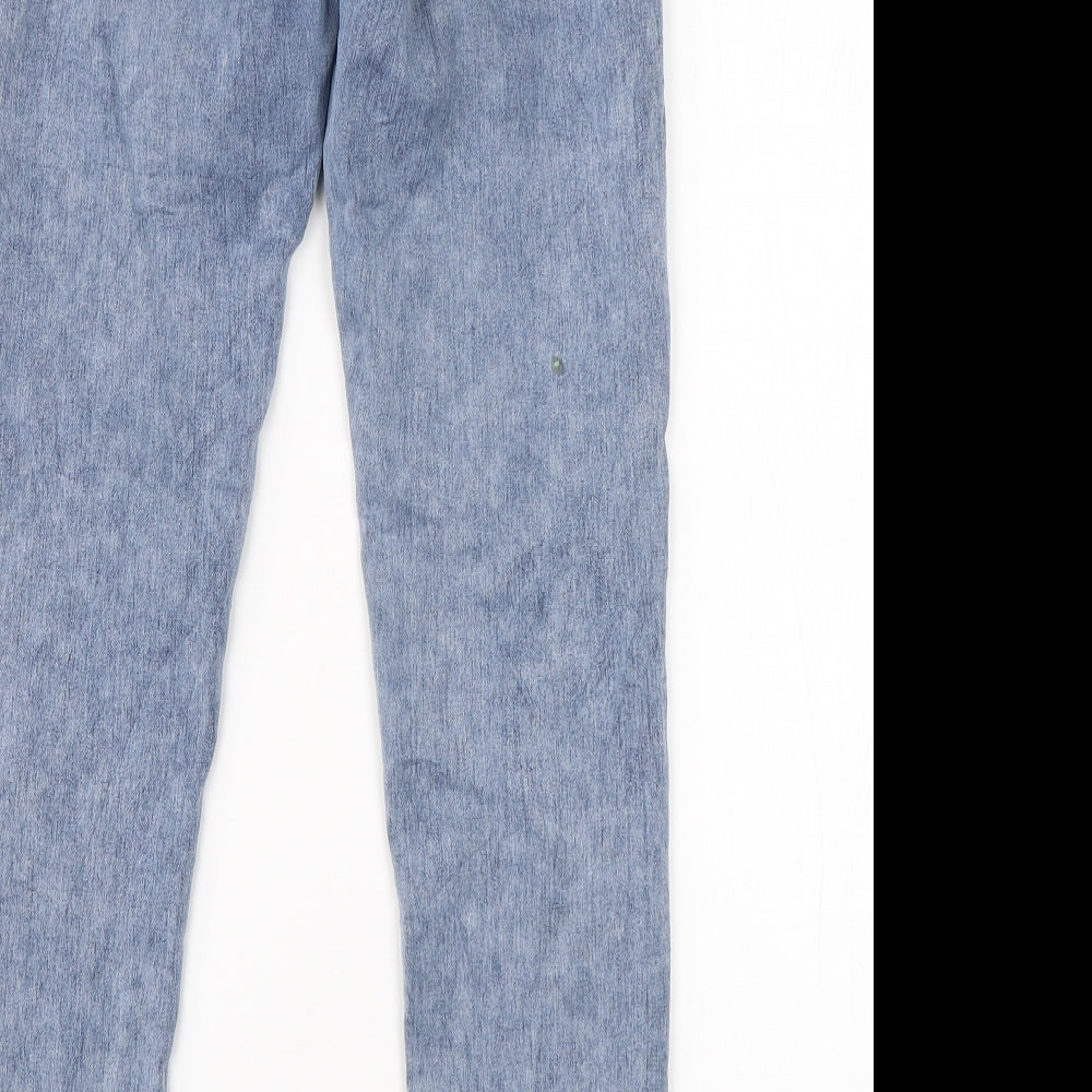 Brand and care label for Denim Co women’s blue cotton jegging jeans, size UK 6, 26-inch leg regular