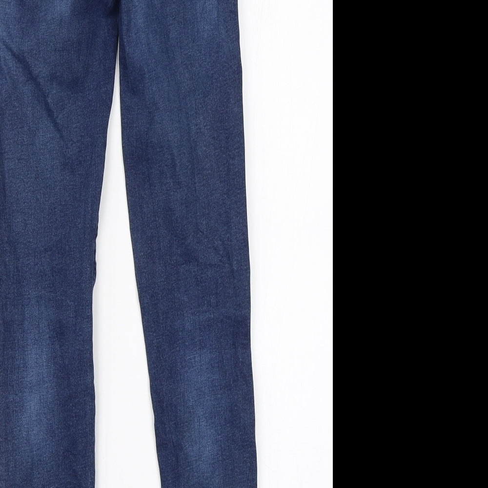 Denim Co Womens Blue Cotton Skinny Jeans Size 8 L26 in Regular