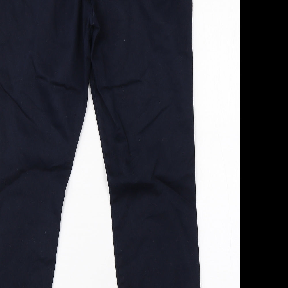 Womens UK Size 16 H&M Regular Fit Dress Pants Blue Trousers